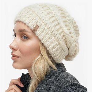 New FURTALK Womens Winter Knit Slouchy Beanie